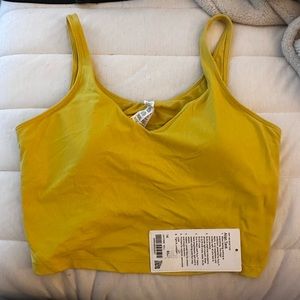 🔥 NEW WITH TAGS - LULULEMON 🔥 hardly worn lulu align tank top-built in bra!!